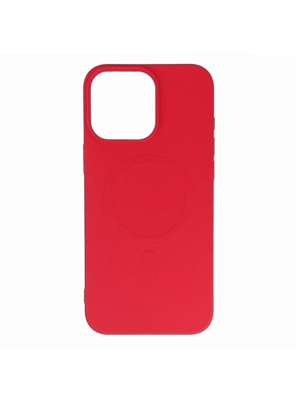 Hurtel Liquid Silicone Case MagSafe for iPhone 16 Pro - Red