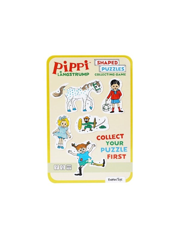 Astrid Lindgren Game Pippi Longstocking - Puzzle Game in Tin Box (EN)