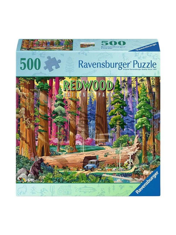 Ravensburger Legpuzzel Redwood National Park - 500st. Boden