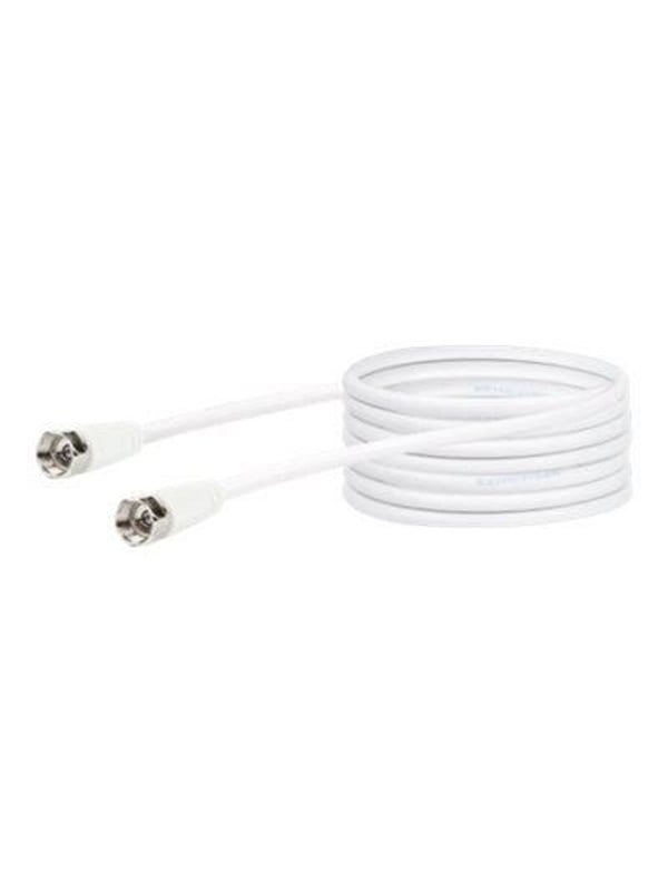 Sat Empfängerkabel 75 dB 50m Weiß KVC250 052