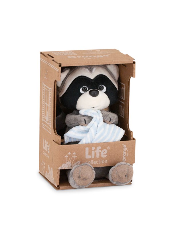 Orange Toys Soft toy Denny the Raccoon with towel 25cm
