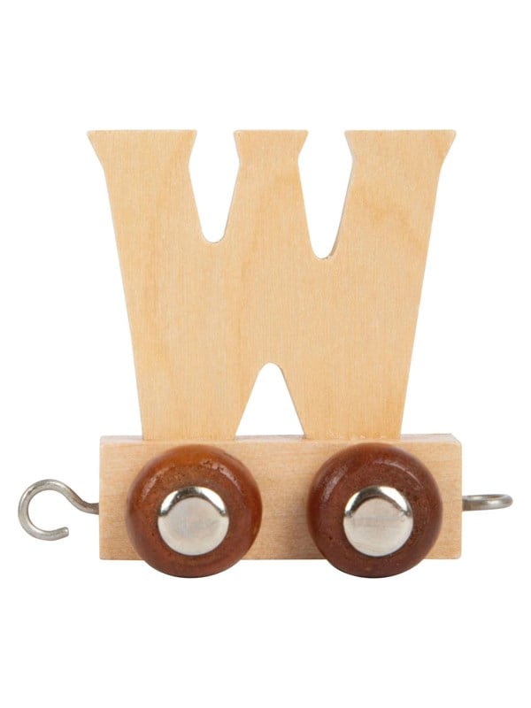 Small Foot - Wooden Letter Train - W - 12 pieces