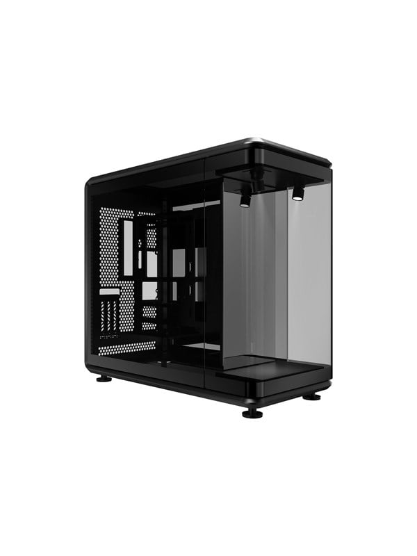 Cooler Master MasterFrame 360 Panorama (schwarz, Panorama-Glasdesign) (ATX, mATX, Mini-ITX), PC Gehäuse, Transparent, Schwarz - Bild 5