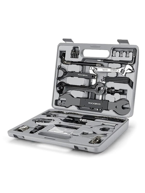 Rockbros 43210810001 bicycle repair kit - gray