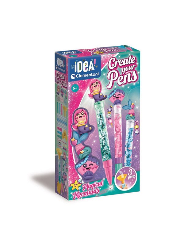 Clementoni Create Your Pens 3-Pack Magical Mermaids