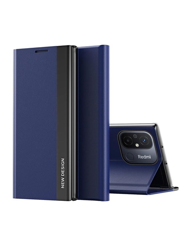 Hurtel Sleep Case Pro case for Xiaomi Redmi Note 12 Pro+ with Flip Stand Blue