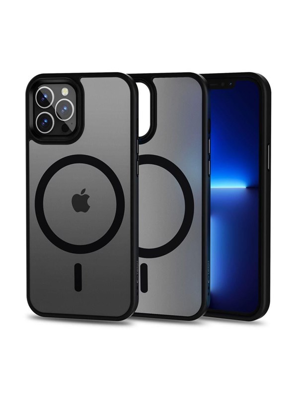 Image of Tech-Protect MagMat MagSafe Case for iPhone 12 / 12 Pro - Matte Black