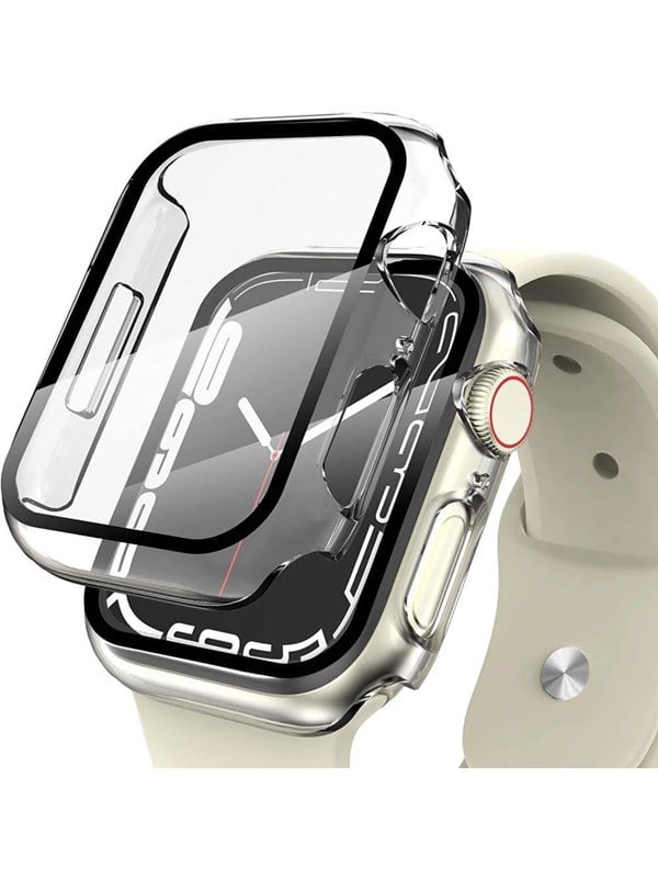 Tech-Protect Defense360 Case for Apple Watch 7 / 8 / 9 (41 mm) - Clear
