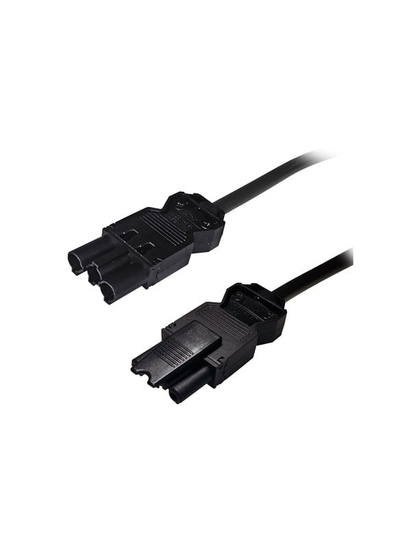 Deltaco - power extension cable - GST18 to GST18 - 30 cm
