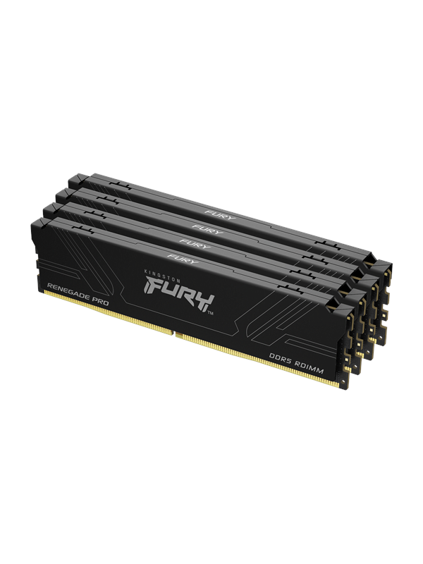 Kingston FURY Renegade Pro DDR5-7200 - 128GB - CL38 - Quad Channel (4 pcs) - AMD EXPO & Intel EXPO - Schwarz