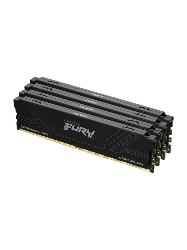 Kingston FURY Renegade PRO DDR5-7600 - 64GB - CL38 - Quad Channel (4 pcs) - AMD EXPO & Intel EXPO - Schwarz
