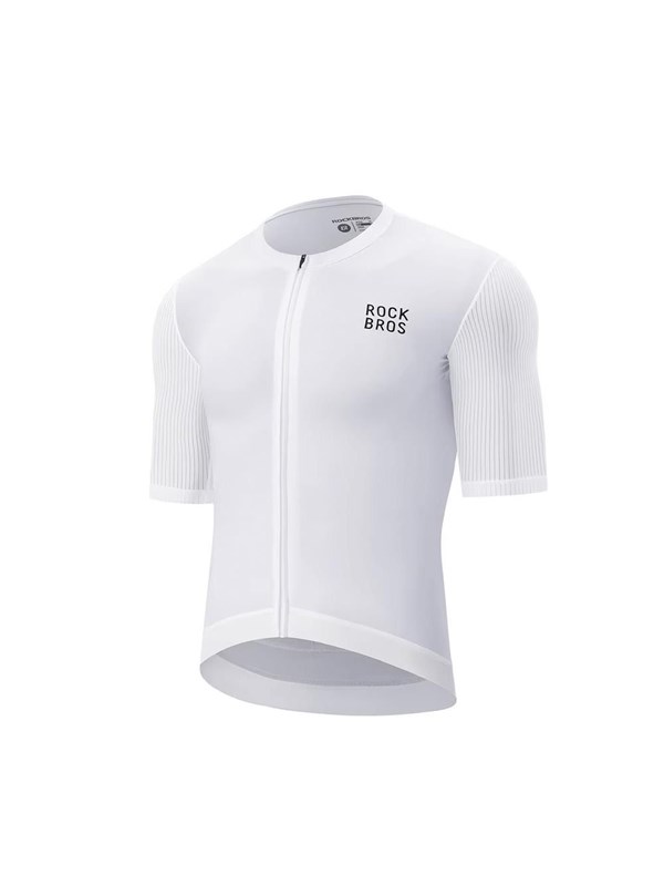 Rockbros 15200025 Short Sleeve Cycling Jersey Size XXL - White