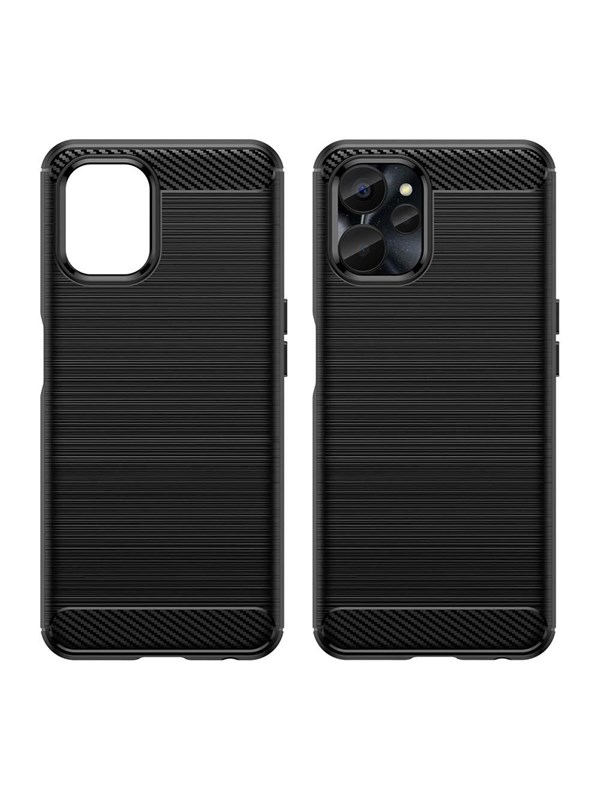 Hurtel Carbon Case for Realme 10 5G / Realme 9i 5G Flexible Silicone Carbon Cover Black