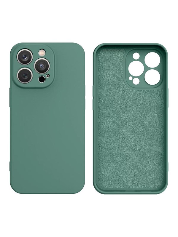 Hurtel Silicone Case for Samsung Galaxy A14 5G / Galaxy A14 Silicone Case Green