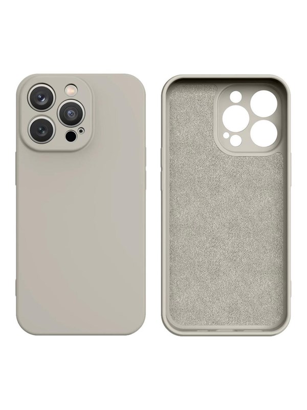Hurtel Silicone Case for Samsung Galaxy A14 5G / Galaxy A14 Silicone Cover Beige