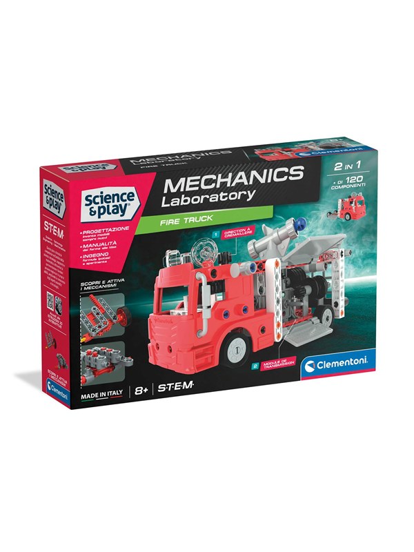 Clementoni Science And Play Mechanics Fire Truck