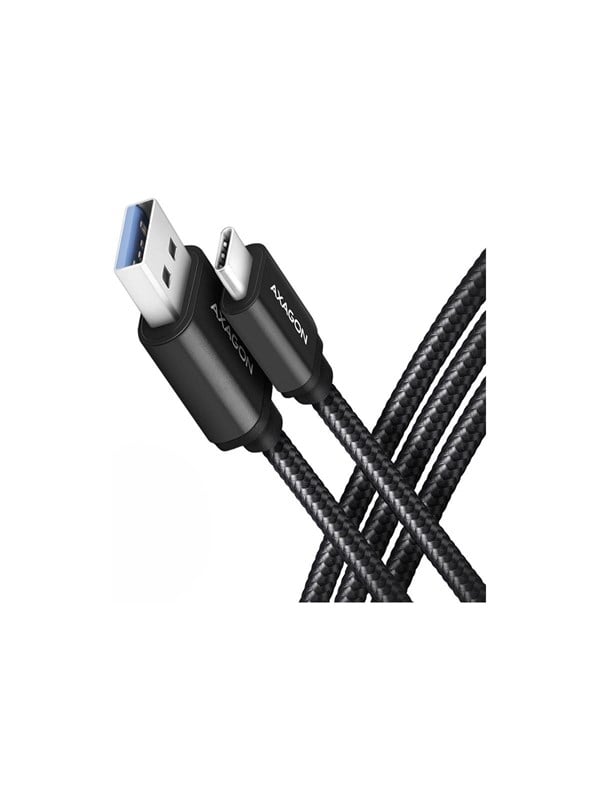 AXAGON USB-C® Kabel USB 3.2 Gen1 USB-A Stecker, USB-C® Stecker 2 m Schwarz BUCM3-AM20AB