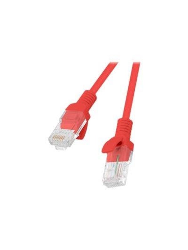 patch cable - 50 cm - red RAL 3017 - Rot - 05 meter