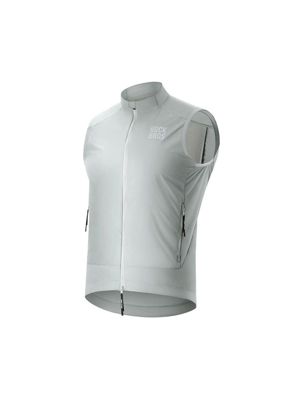Rockbros YDMJ003 Spring/Autumn Windproof Vest Size L - White/Gray