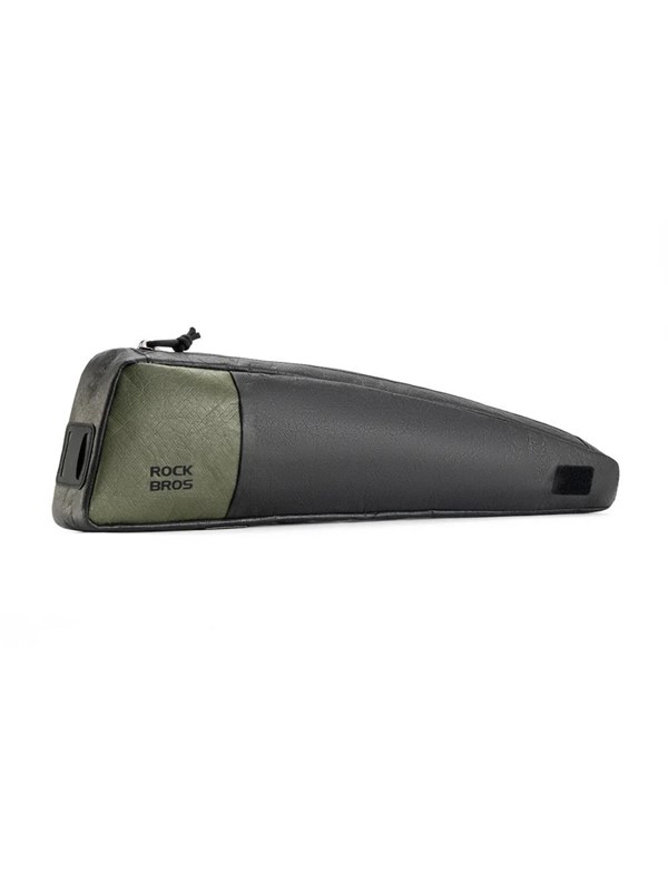 Rockbros DB005 Top Tube Bike Bag 0.9L - Black and Green