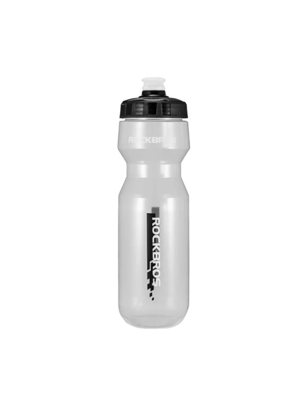 Rockbros 750 ml Bicycle Bottle - Transparent with Black Mouthpiece