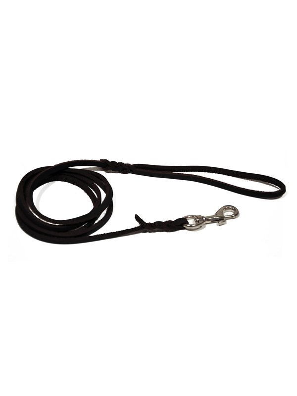 Leather Leash Lina Black S 9mm x 180cm
