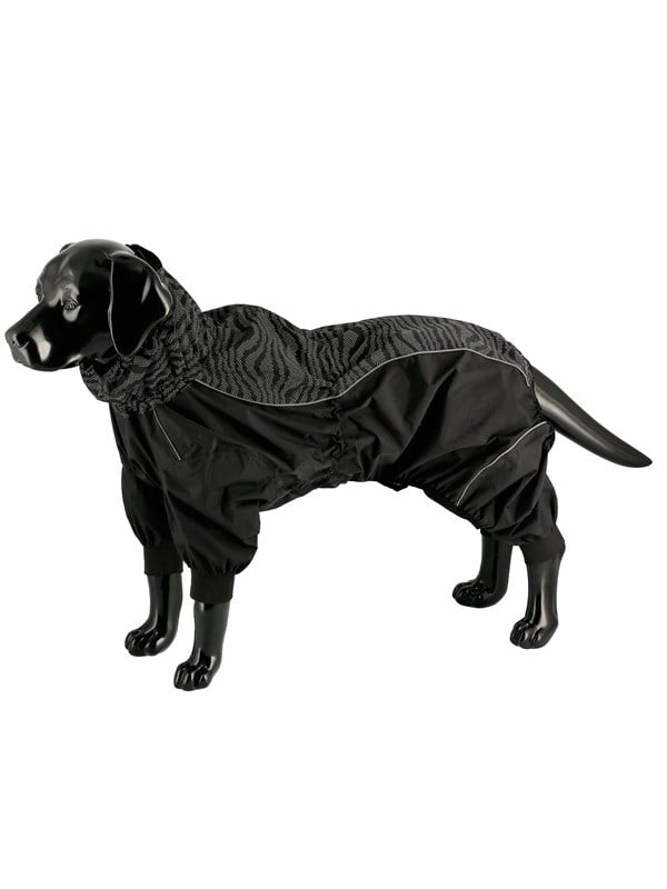 Dot Raincoat Waterproof Dog Overall Reflective Pattern 30cm