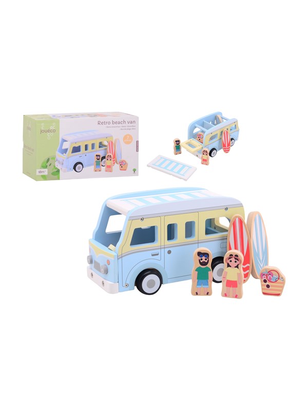 Jouco Retro beach van with accessories