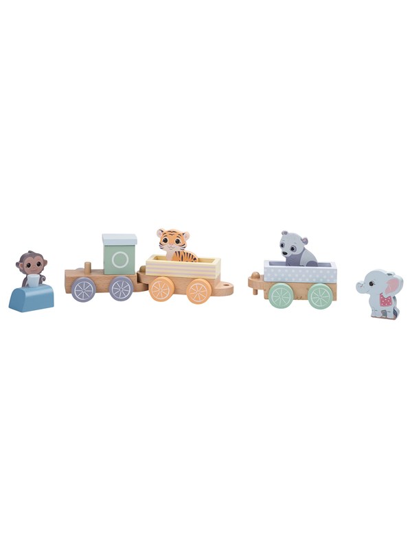 Jouco The Wildies Family Trainset with animals