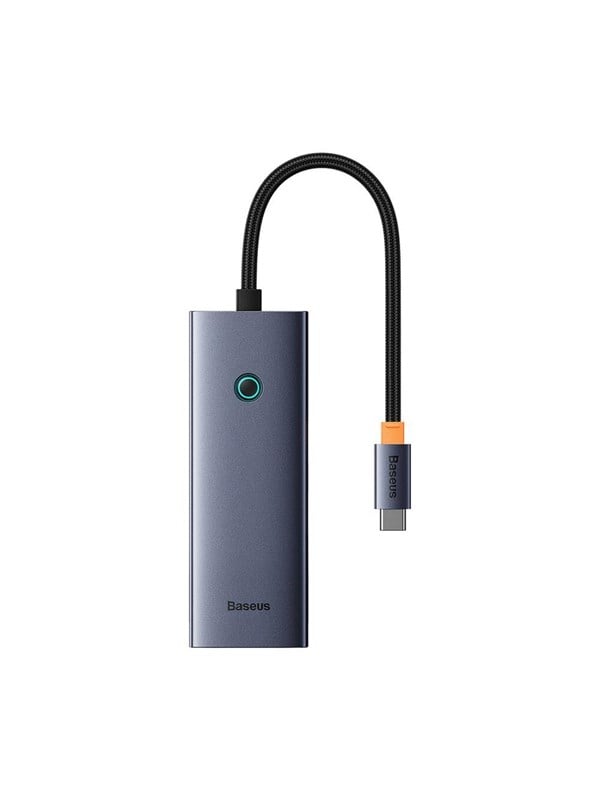 Baseus UltraJoy Series 5in1 Hub USB-C to 1x HDMI4K@30Hz+ 4 x USB-A 3.0 - gray USB-Hubs