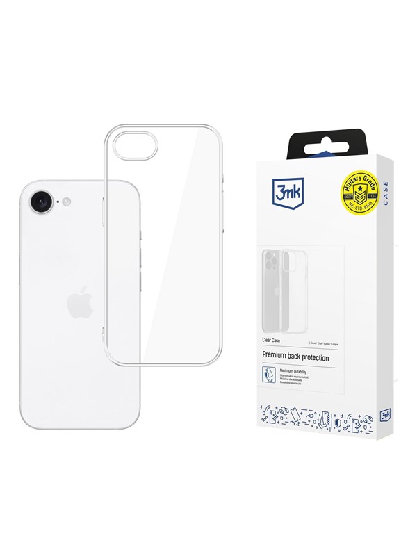 Image of 3mk Clear Case for iPhone SE 4 - transparent