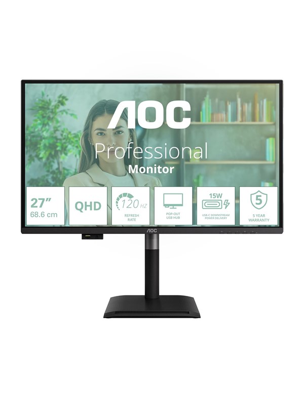 Image of 27" AOC Professional Q27P4U - LED monitor - QHD - 27"