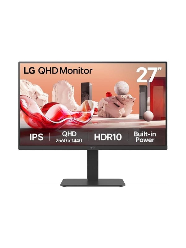 Image of 27" LG 27BA54QB-B - LCD monitor - 27" - HDR