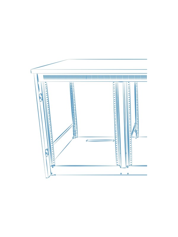 Middle Atlantic C5 Series Wood Kit mounting component - millwork drawings and hardware - Max - recommended for