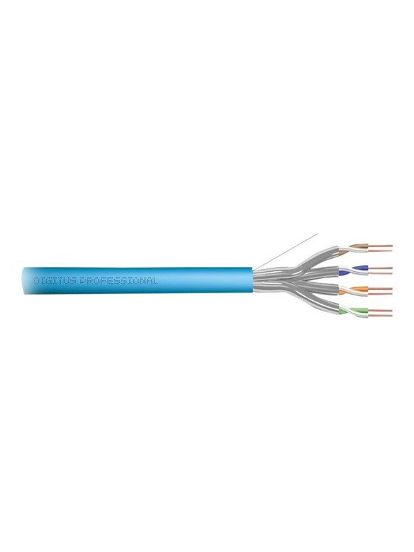 DIGITUS Professional installation cable - 50 m - light blue RAL 5012 - Blau - 50m
