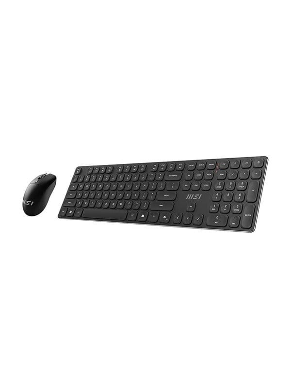 MSI FORGE K210 COMBO - Tastatur & Maus Set - Englisch (US) - Schwarz