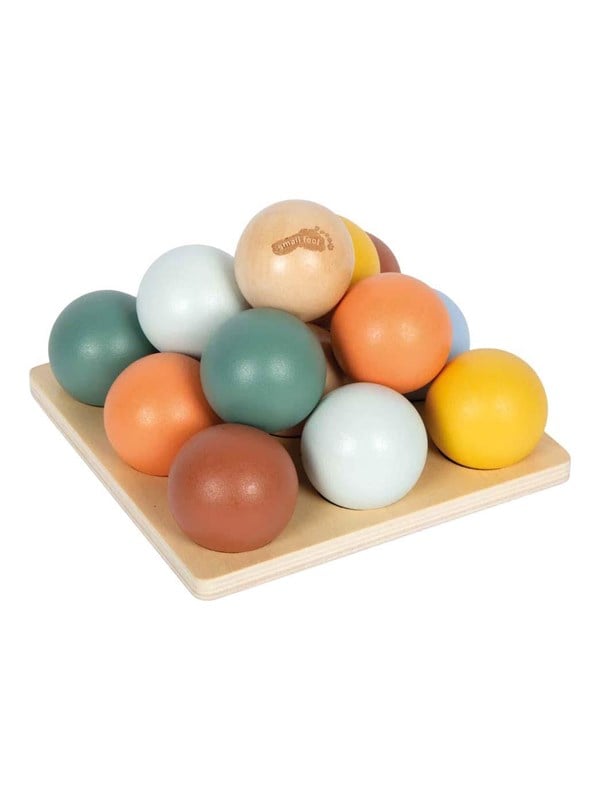 Small Foot - Wooden Montessori Ball Sorting Game