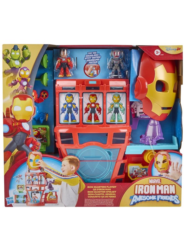 Marvel Iron Man and his Awesome Friends 3 Playset Iron Quarters