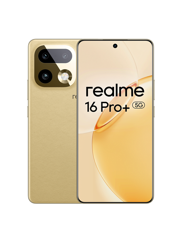 Image of realme 16 Pro+ 5G 512GB/12GB - Master Gold