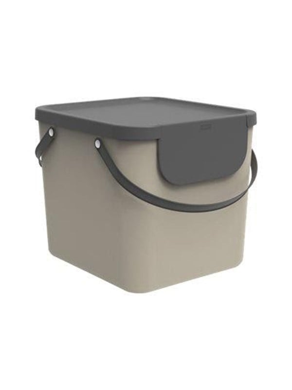 Abfallbehälter Albula 40 Liter 398x358x339cm cappuccino - Rotho