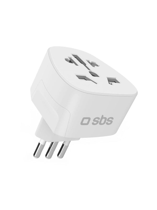 SBS IT Travel Adapter - Universal - White