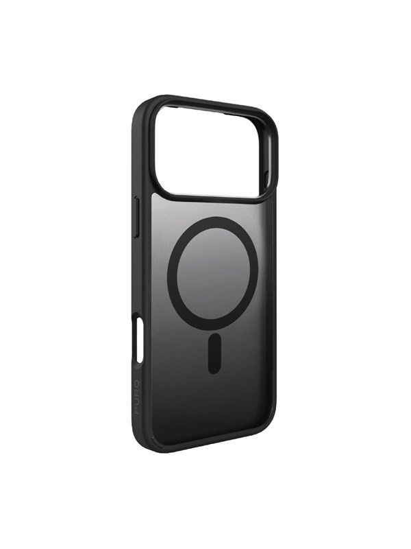 Puro Gradient TPU Case Compatible with MagSafe for iPhone 17 Pro Max - Black