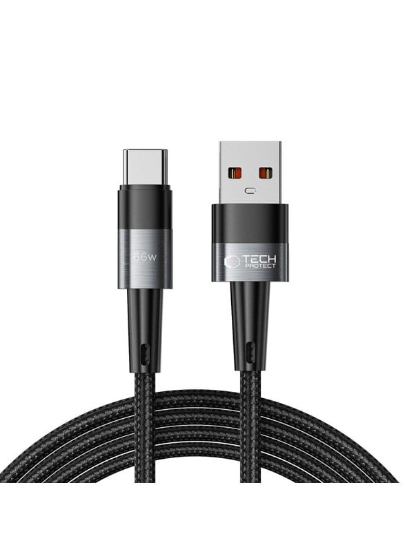 Tech-Protect UltraBoost USB-C / USB-C 66W 6A 2m Cable - Grey