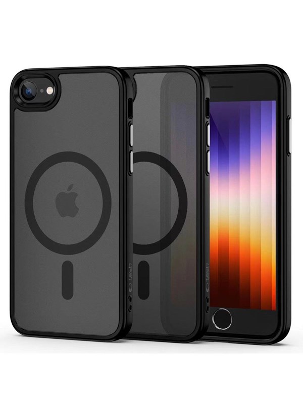 Tech-Protect MagMat MagSafe Case for iPhone 7 / 8 / SE 2020 / 2022 - matt blackmo