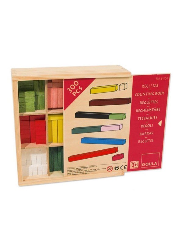 Jumbo Goula - Counting sticks 10x10 in wooden box