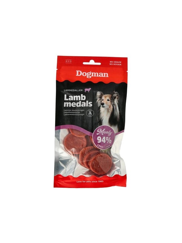 Dogman Fleischige Lamm-Medaillons 80G