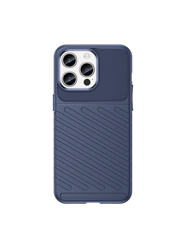 Hurtel Armored iPhone 15 Pro Max Thunder Case - Blue
