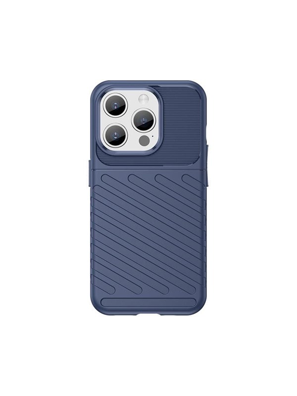 Hurtel Armored iPhone 15 Pro Thunder Case - Blue