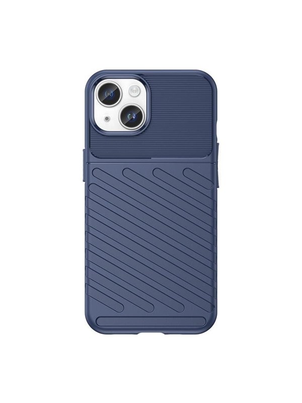 Hurtel Armored iPhone 15 Plus Thunder Case - Blue