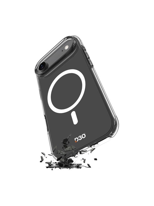 Puro Impact Clear D3O TPU+PC MagSafe Compatible Case for iPhone 17 Air - Transparent